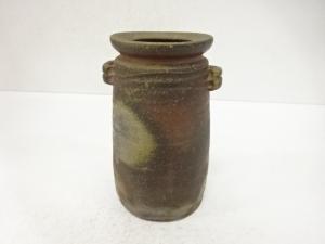 作家物　備前焼　耳付花生